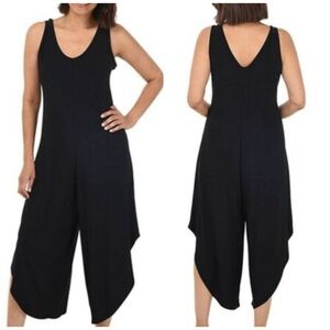Nik and Nash Wide Leg Cropped Jumpsuit